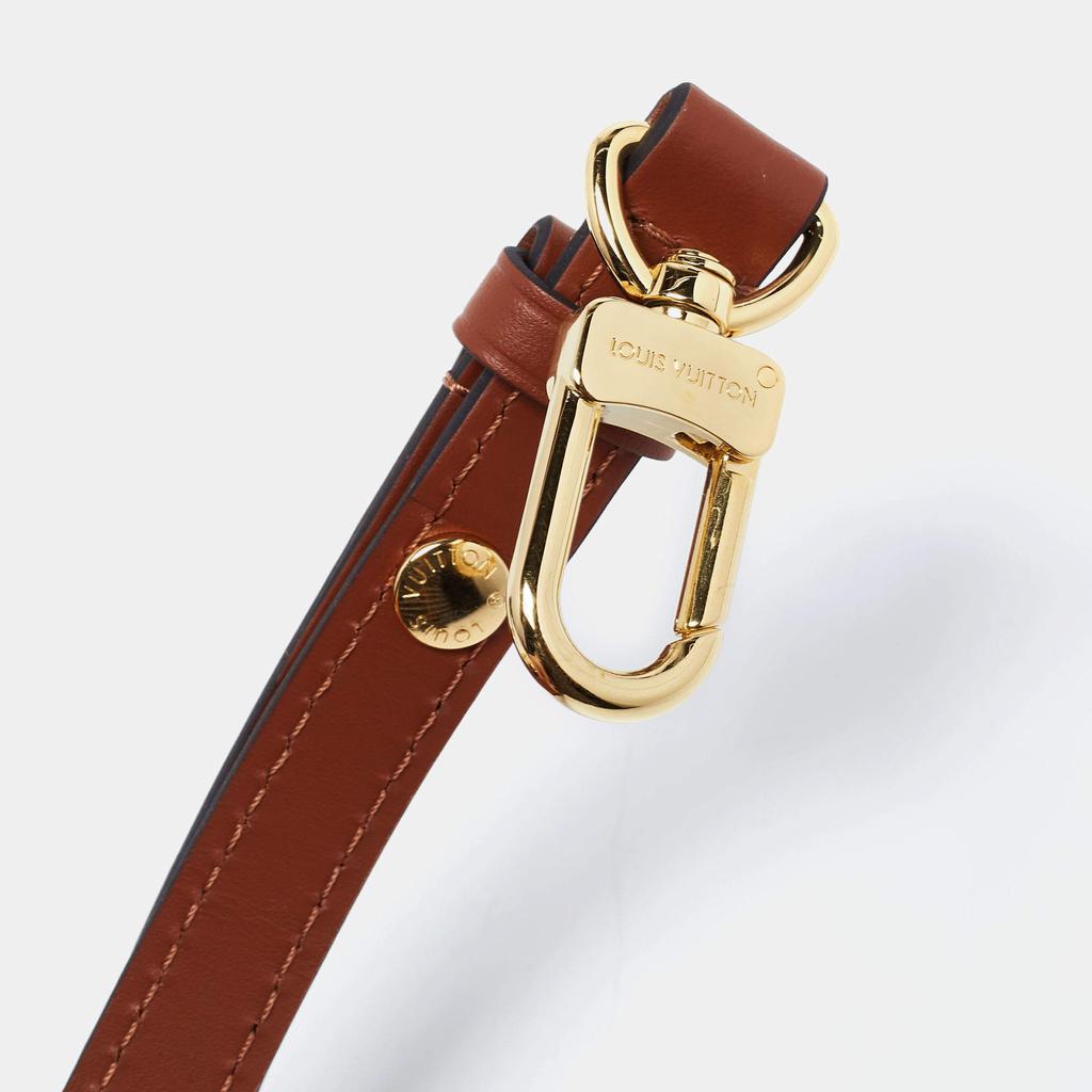 商品[二手商品] Louis Vuitton|Louis Vuitton Brown Leather Adjustable Shoulder Bag Strap,价格¥3750,第6张图片详细描述