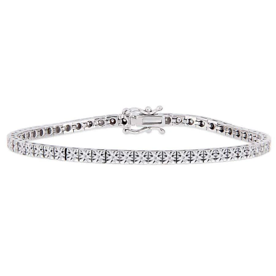 商品Amour|3/4 CT TW Diamond Tennis Bracelet in 14k White Gold JMS005260,价格¥14790,第1张图片