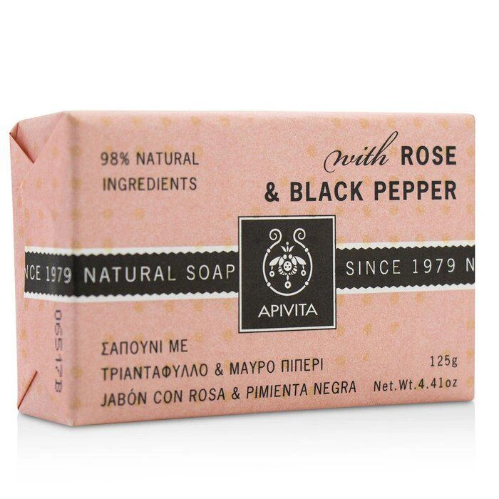 商品Apivita|艾蜜塔  玫瑰胡椒天然香皂 125g/4.41oz,价格¥60,第2张图片详细描述