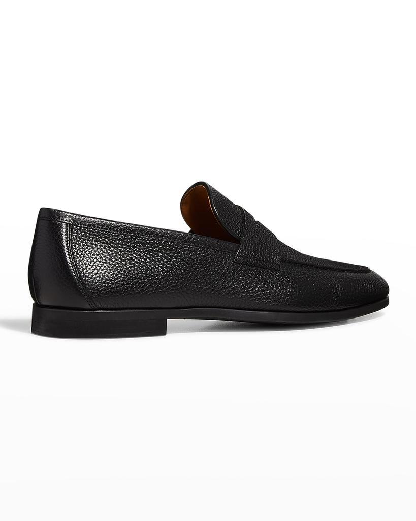 商品Magnanni|Men's Diezman II Leather Penny Loafers,价格¥3134,第5张图片详细描述