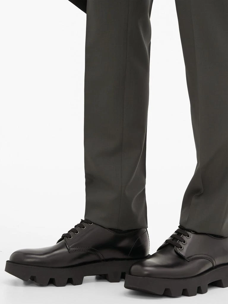 商品Prada|Exaggerated-sole leather Derby shoes,价格¥6437,第3张图片详细描述