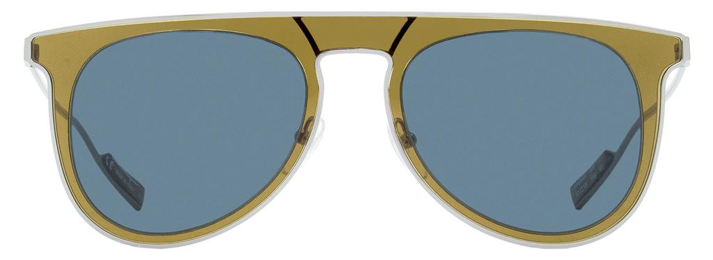 Salvatore Ferragamo Men's Aviator Sunglasses SF209SM 329 Olive Green/Gunmetal 53mm商品第2张图片规格展示