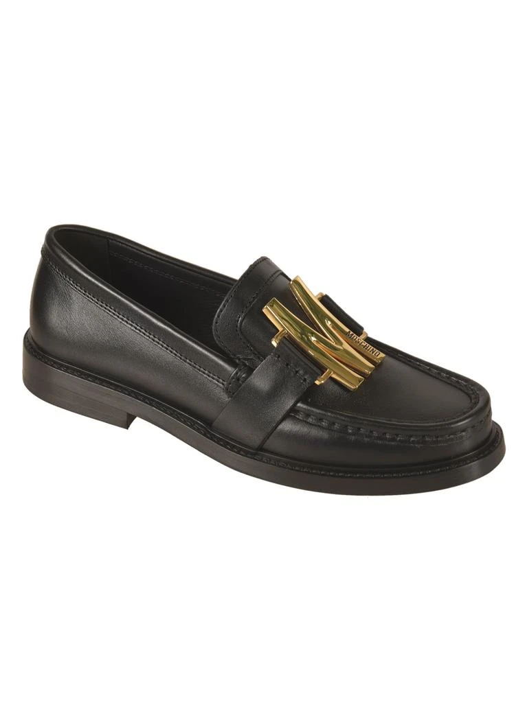 商品Moschino|M Plaque Loafers,价格¥2443,第2张图片详细描述