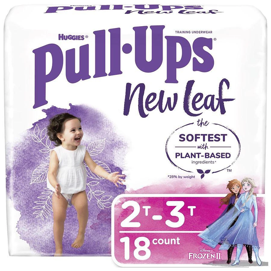 商品Huggies Pull-Ups|New Leaf Girls' Potty Training Pants 2T-3T,价格¥125,第1张图片