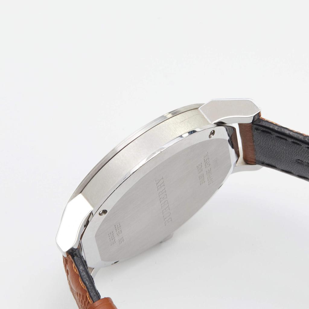 Burberry Black Stainless Steel Leather The City BU9905 Men's Wristwatch 42 mm商品第8张图片规格展示