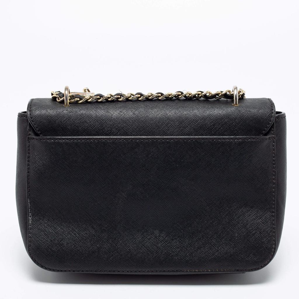 商品[二手商品] Tory Burch|Tory Burch Black Leather Robinson Shoulder Bag,价格¥1764,第6张图片详细描述