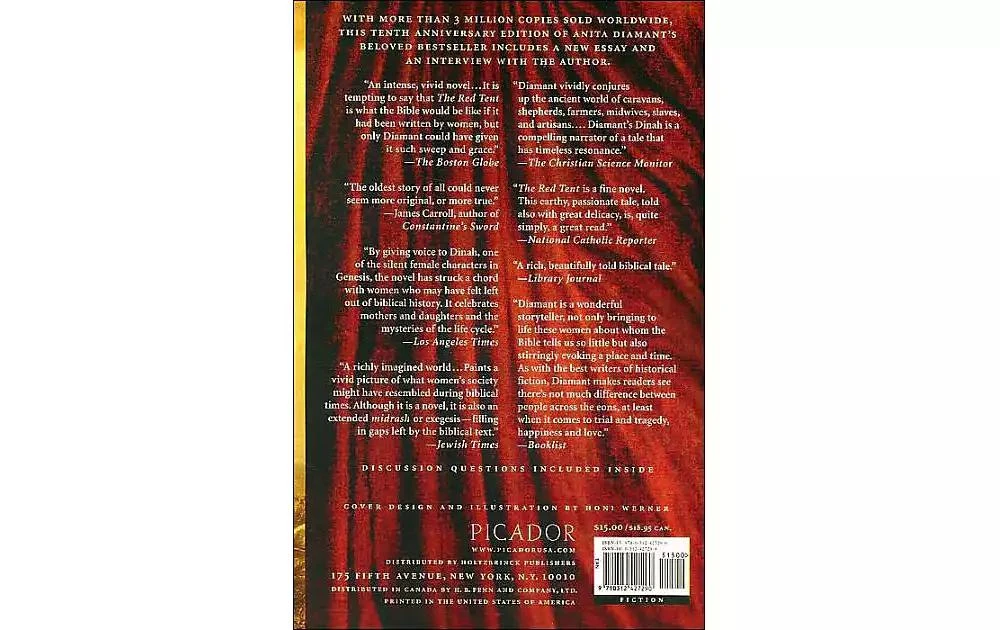 商品Barnes & Noble|The Red Tent - 20th Anniversary Edition- A Novel by Anita Diamant,价格¥141,第2张图片详细描述