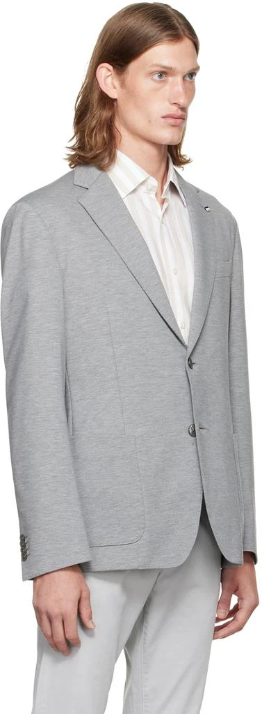 商品Hugo Boss|Gray Pin Blazer,价格¥2220,第2张图片详细描述