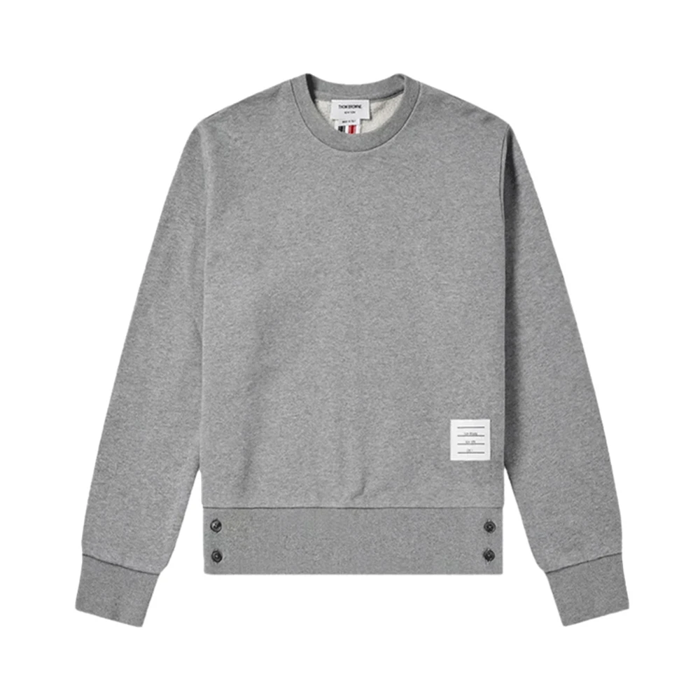 商品[国内直发] Thom Browne|THOM BROWNE 浅灰色男士卫衣/帽衫 MJT085A-03377-055,价格¥2952,第1张图片