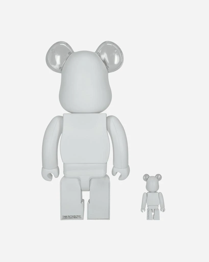 商品Medicom|100%+400% Casper Be@rbrick White,价格¥1043,第4张图片详细描述