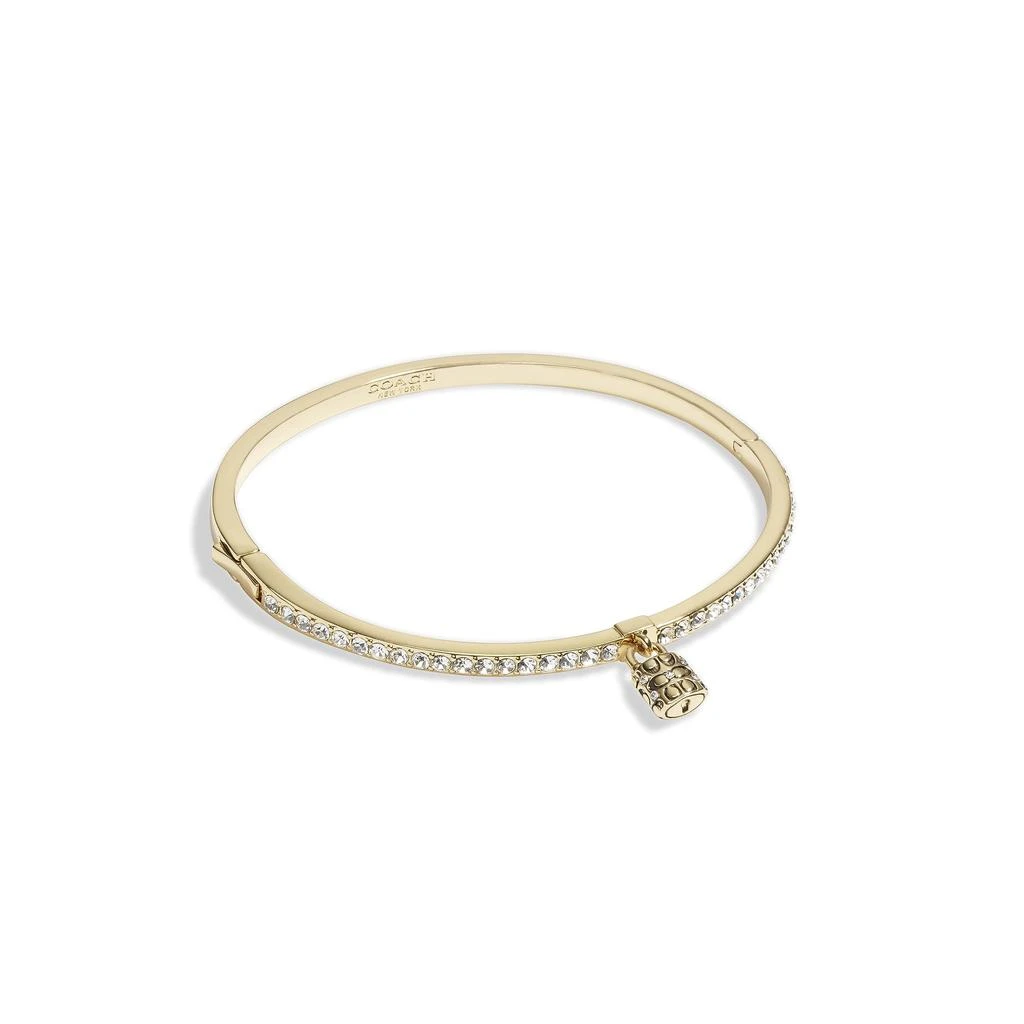 商品Coach|Iconic Padlock Tennis Bangle Bracelet,价格¥919,第1张图片