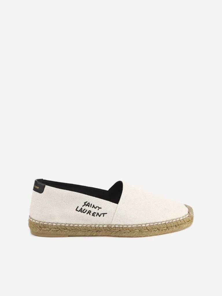商品Yves Saint Laurent|Canvas Espadrilles With Embroidery,价格¥3810,第1张图片
