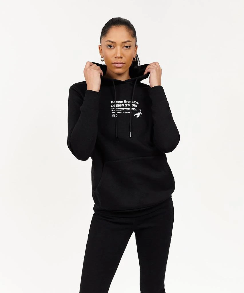 商品Reason Clothing|Womens Tokyo Back Print Hoodie,价格¥223,第1张图片