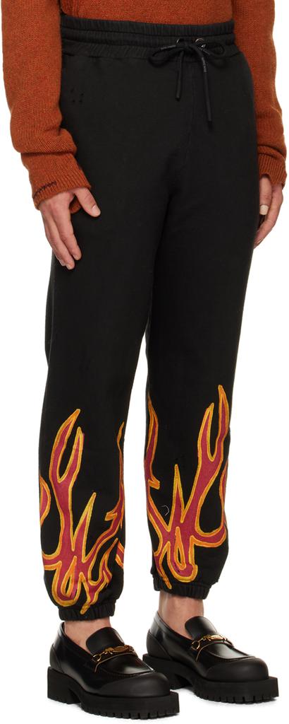 Black Flame Lounge Pants商品第2张图片规格展示