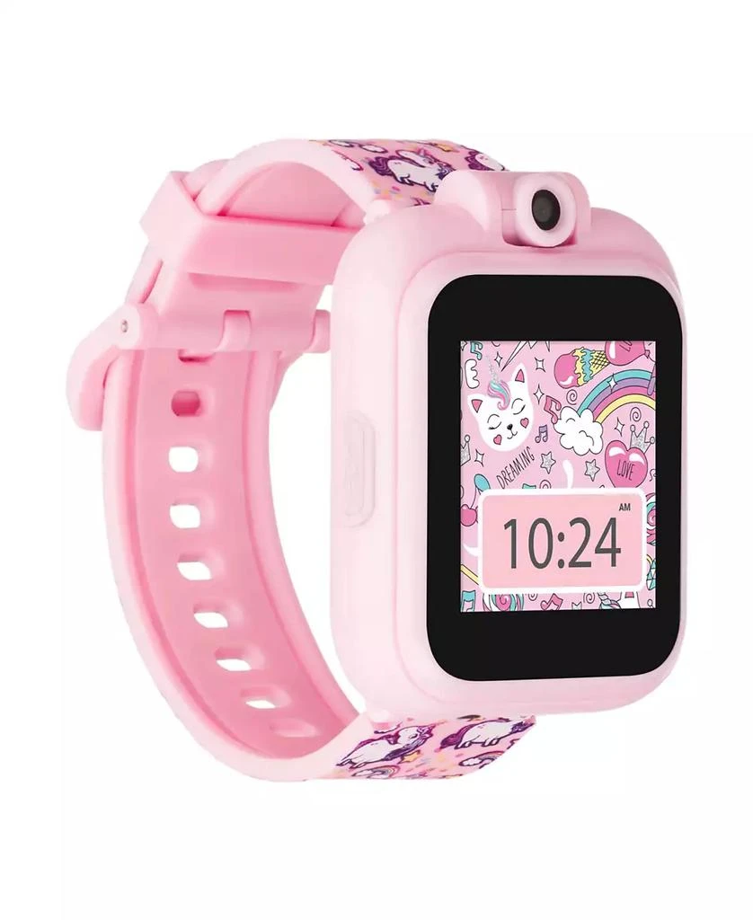 商品Playzoom|Kid's 2 Pink Unicorn Print Tpu Strap Smart Watch,价格¥193,第1张图片