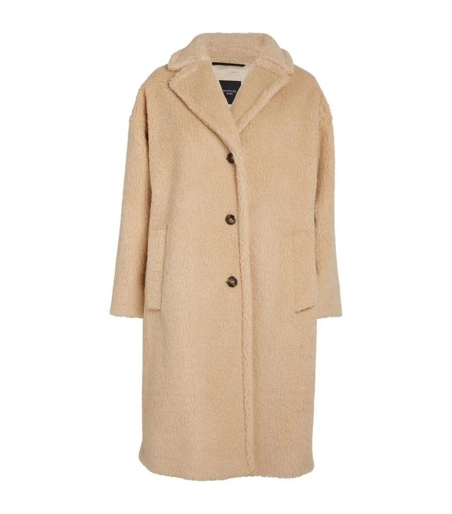 商品Weekend Max Mara|Teddy Single-Breasted Coat,价格¥7423,第1张图片