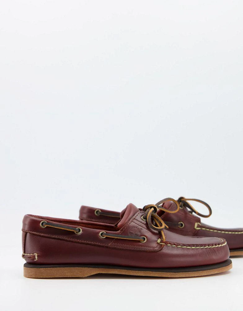 商品Timberland|Timberland Classic 2 Eye boat shoe in brown,价格¥961,第1张图片