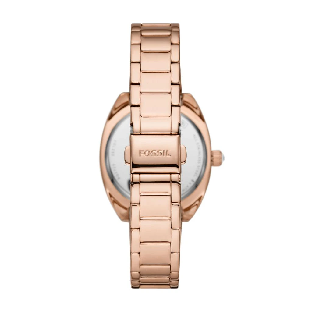 商品Fossil|Fossil Women's Vale Automatic, Rose Gold-Tone Stainless Steel Watch,价格¥603,第3张图片详细描述