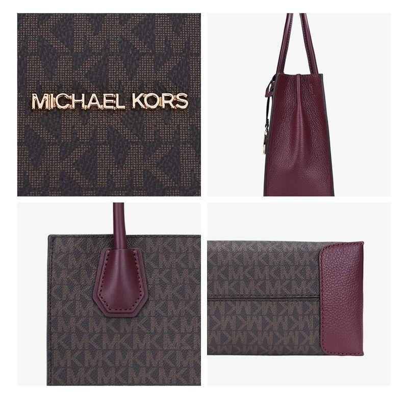 商品Michael Kors|美国直邮MK奥莱 MERCER中号女士单肩托特包琴谱风琴复古老花满印,价格¥2948,第14张图片详细描述