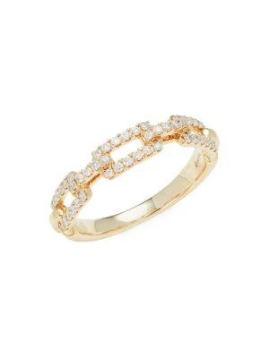 商品Saks Fifth Avenue|14K Yellow Gold & 0.33 TCW Diamond Ring,价格¥4760,第1张图片