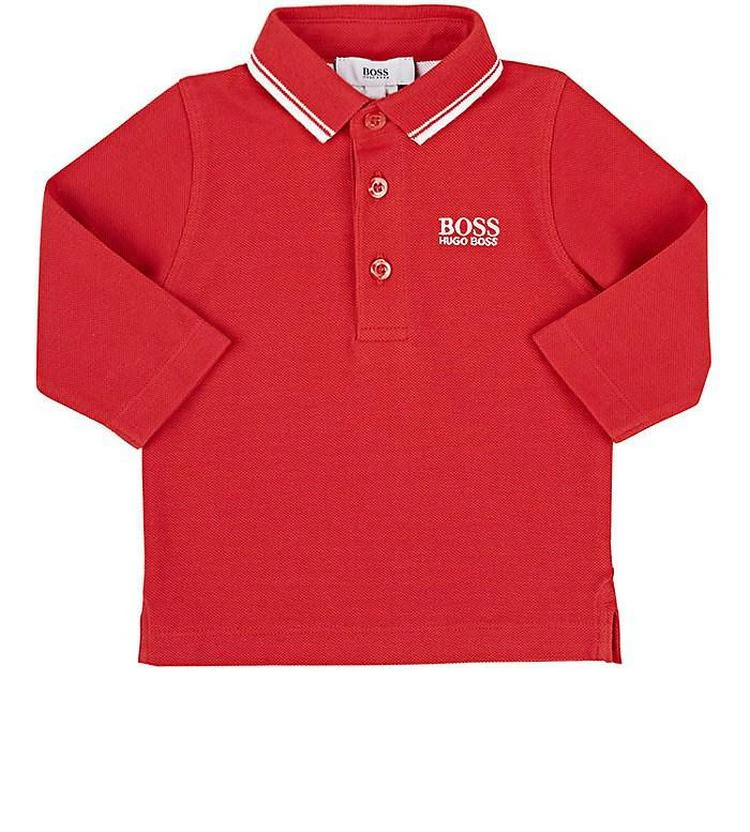 商品Hugo Boss|Logo-Embroidered Cotton Polo Shirt,价格¥303,第1张图片