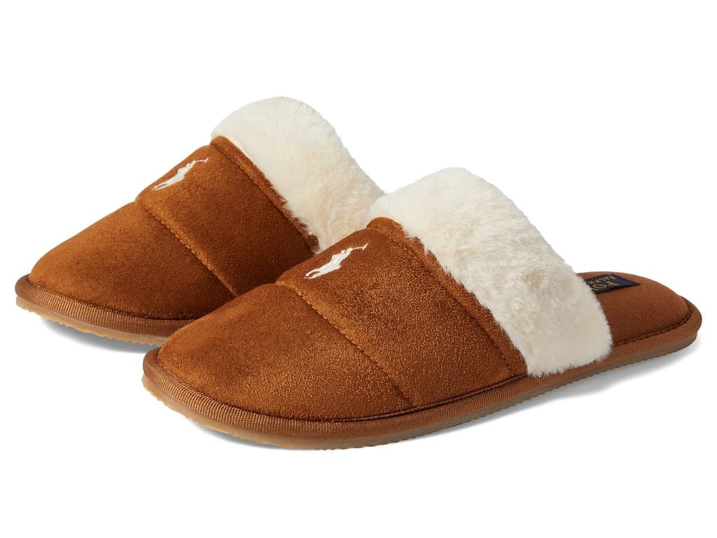 商品Ralph Lauren|Kelcie Scuff Slipper,价格¥414,第1张图片