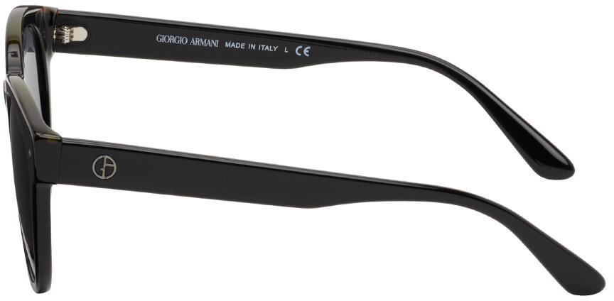 商品Giorgio Armani|黑色徽标太阳镜,价格¥3022,第5张图片详细描述