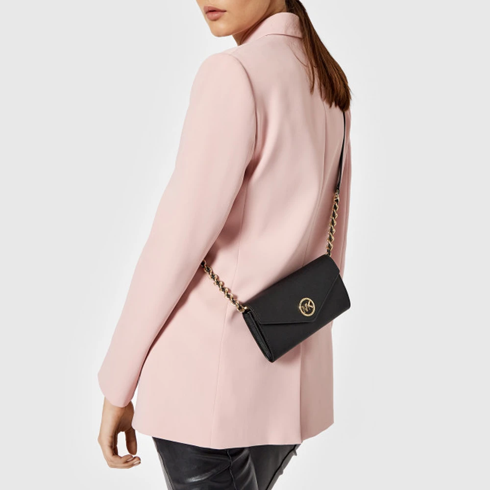 MICHAEL KORS 女士黑色单肩包 32S1GNMC9L-BLACK 商品