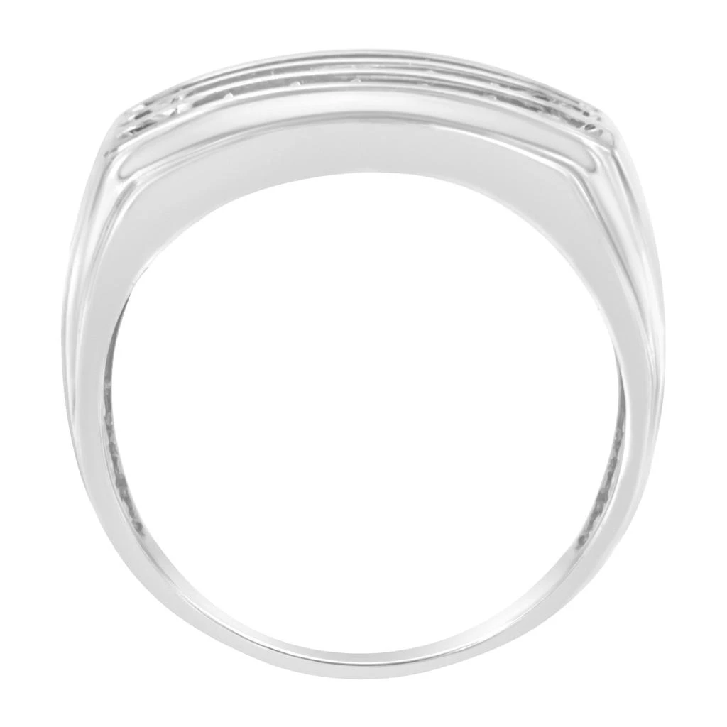 商品Haus of Brilliance|14K White Gold Men's Diamond Channel Set Band Ring,价格¥23482,第2张图片详细描述