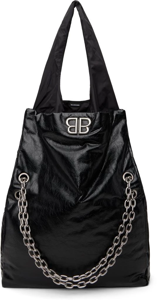 商品Balenciaga|黑色大号 Monaco Chain 托特包,价格¥23304,第1张图片