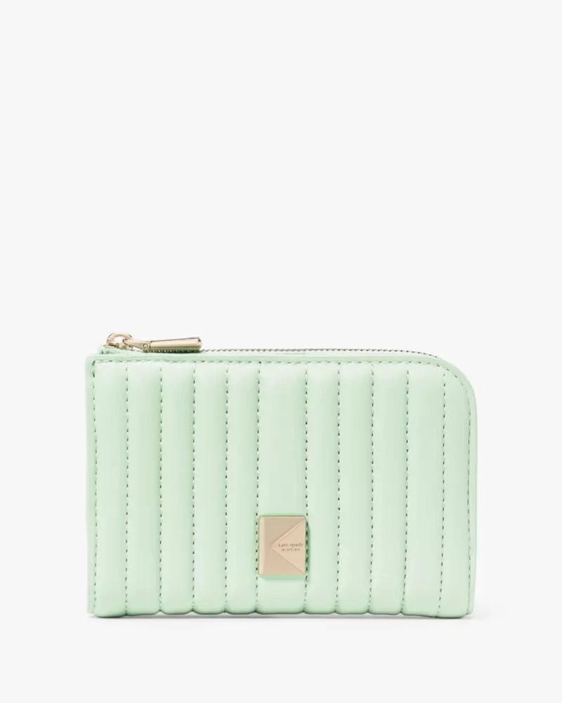 商品Kate Spade|Deco Quilted Compact Wallet,价格¥1098,第1张图片