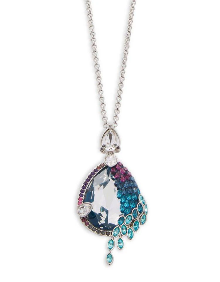 商品Swarovski|Crystal Feather Pendant Necklace,价格¥1056,第1张图片