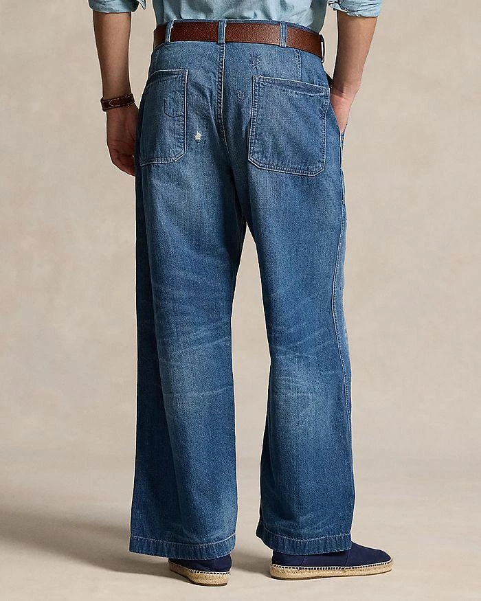 商品Ralph Lauren|Relaxed Fit Distressed Jeans in Blue,价格¥792,第3张图片详细描述