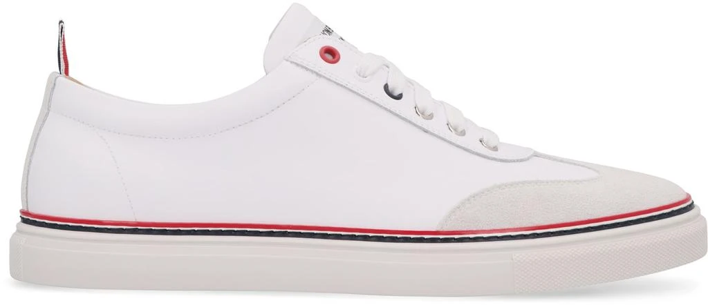 商品Thom Browne|Thom Browne Leather Low,价格¥4428,第2张图片详细描述