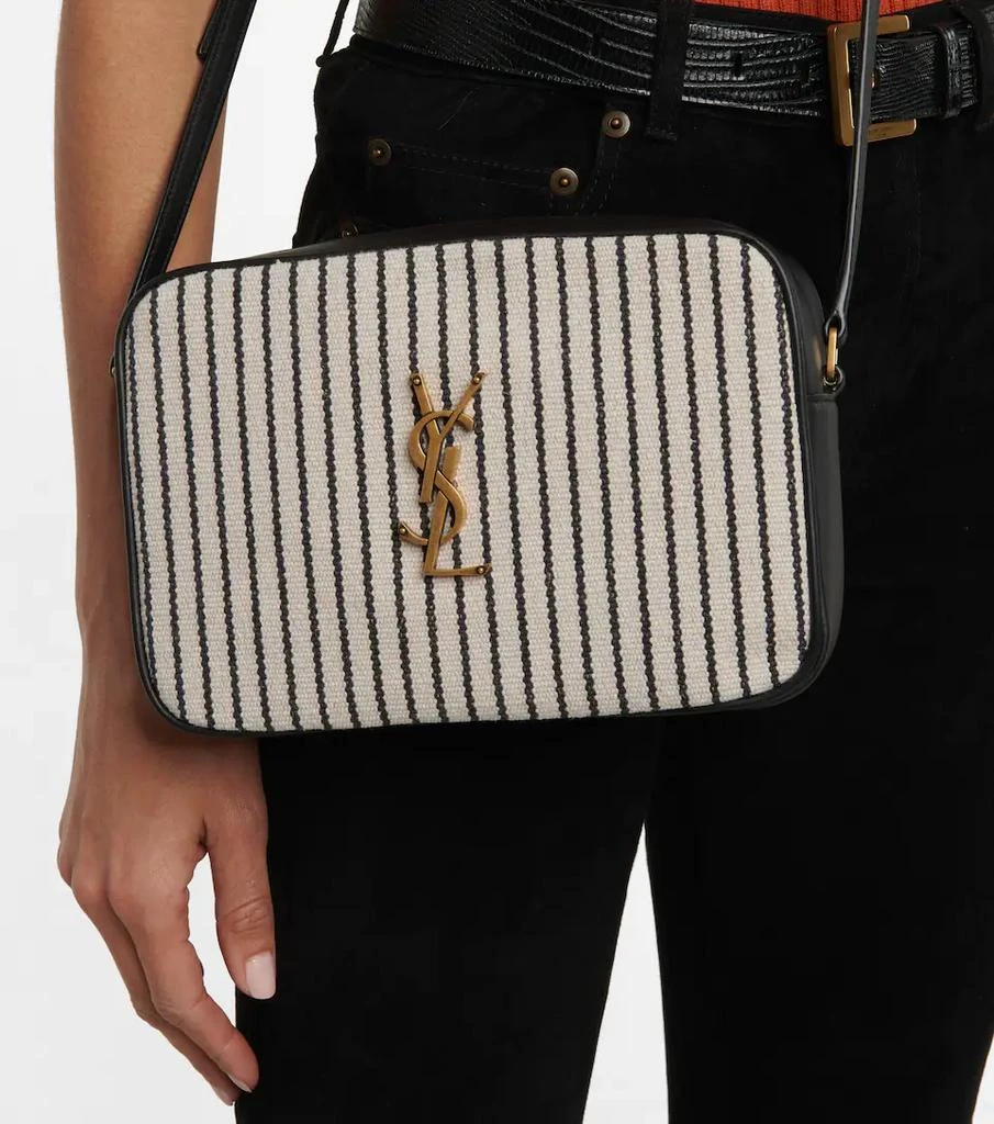 商品Yves Saint Laurent|Lou Camera striped crossbody bag,价格¥10211,第2张图片详细描述