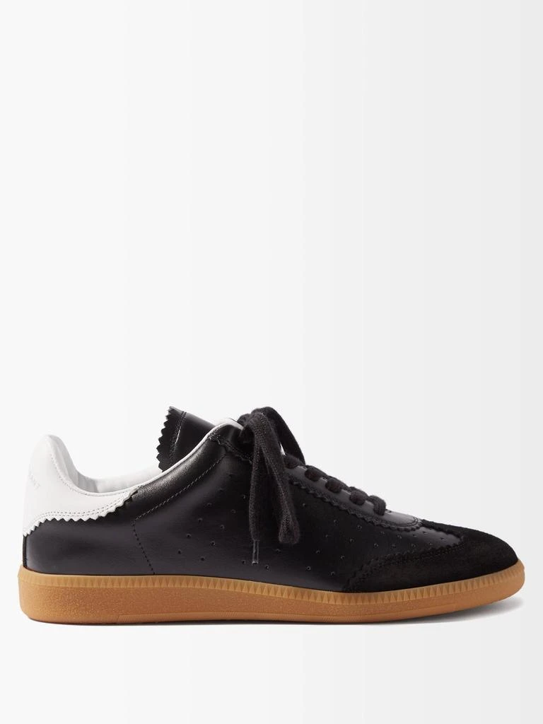 商品Isabel Marant|Bryce leather and suede trainers,价格¥2085,第1张图片