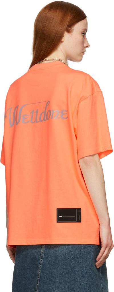 Orange Reflective Logo T-Shirt商品第3张图片规格展示