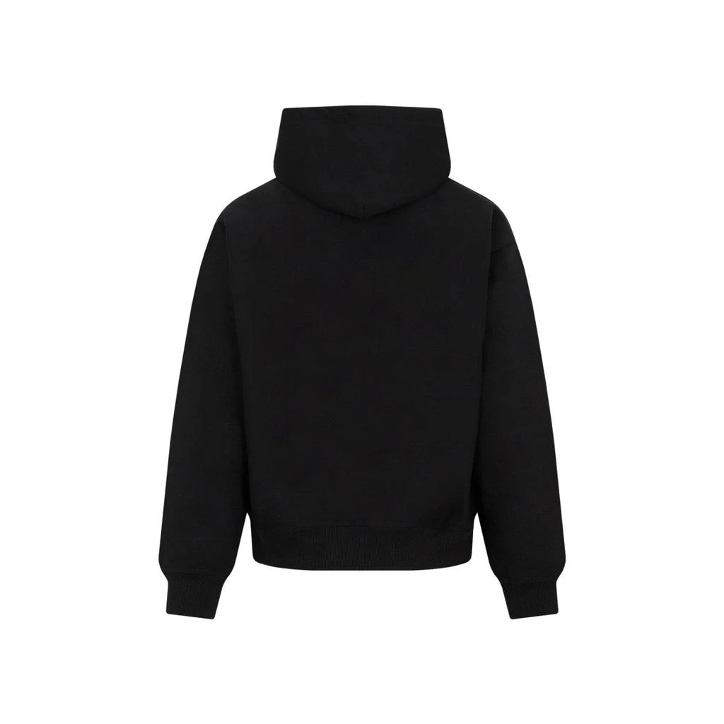 商品STUSSY|STUSSY BLACK SS-LINK COTTON HOODIE SWEATSHIRT,价格¥953,第2张图片详细描述