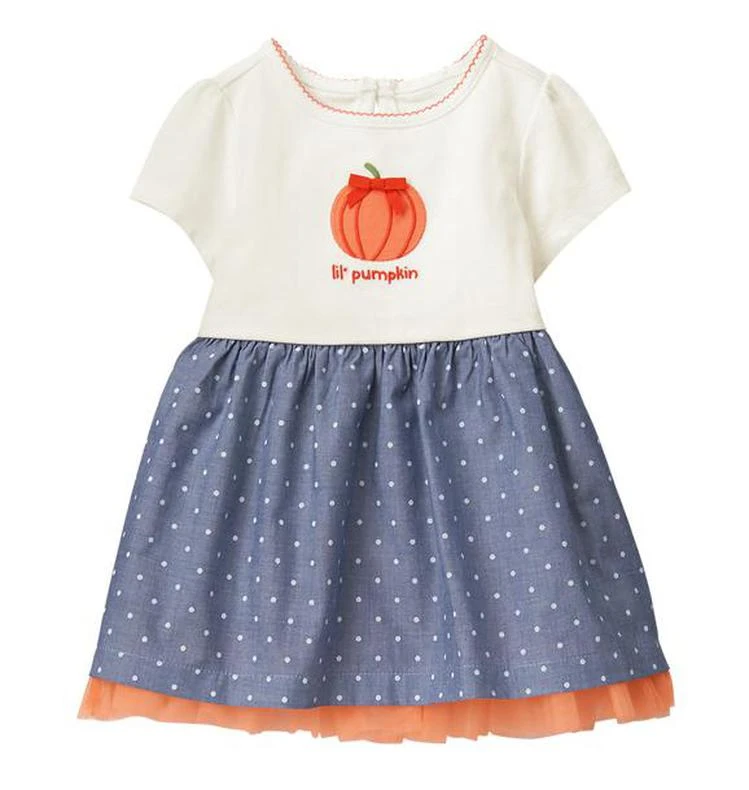商品Gymboree|女婴南瓜连衣裙,价格¥111,第1张图片