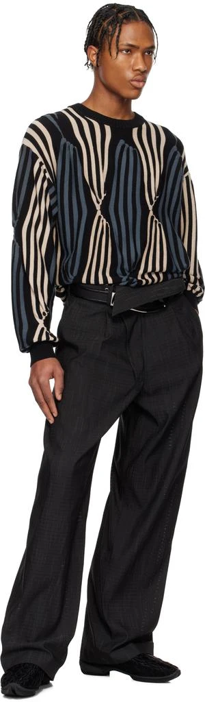 商品Kiko Kostadinov|Black Navin Wide Trousers,价格¥7929,第5张图片详细描述