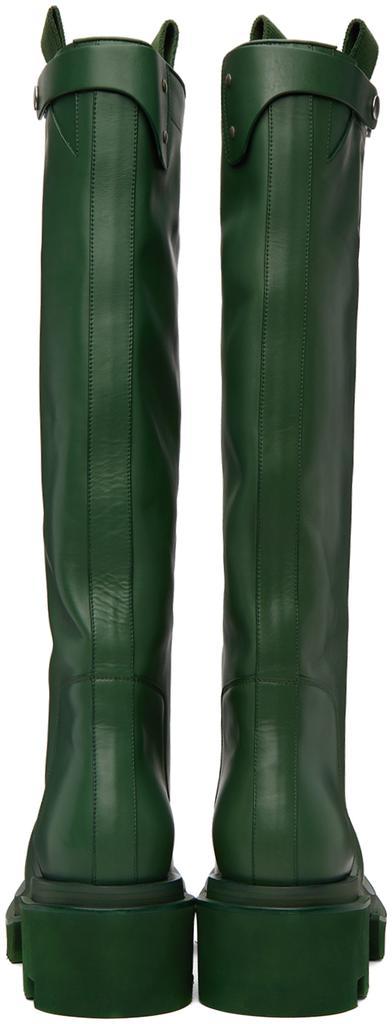 商品Rick Owens|Green Bogun Biker Boots,价格¥11448,第4张图片详细描述