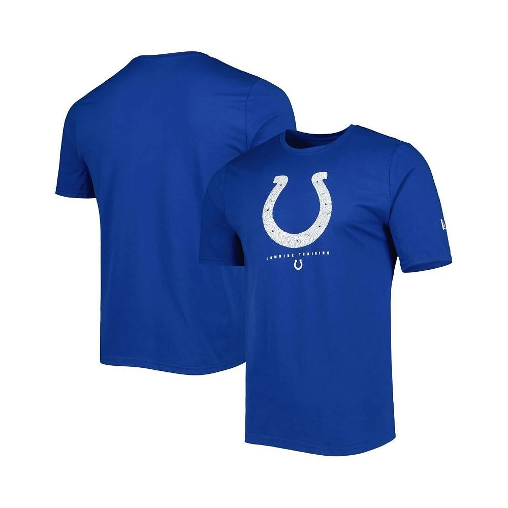 商品New Era|Men's Royal Indianapolis Colts Combine Authentic Ball Logo T-shirt,价格¥173,第1张图片