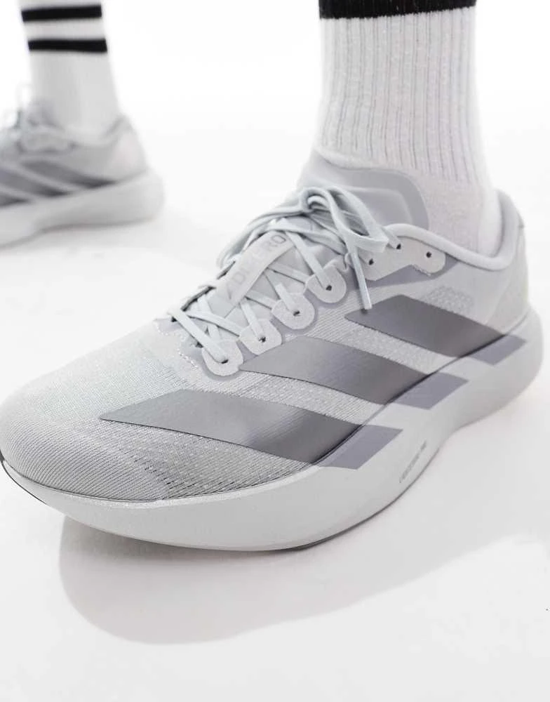 商品Adidas|adidas Running Adizero EVO SL trainers in grey,价格¥1359,第3张图片详细描述