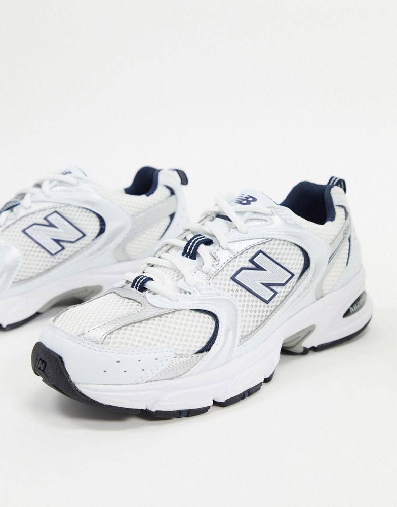 New Balance 530 trainers in white silver and blue商品第2张图片规格展示