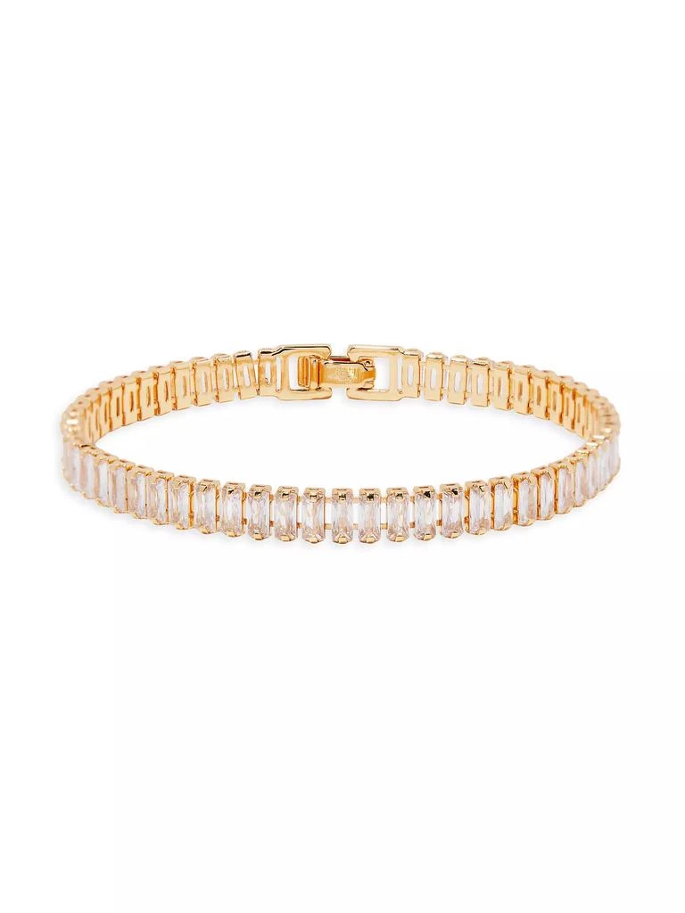 商品brook & york|Priya 14K-Gold Vermeil & Cubic Zirconia Tennis Bracelet,价格¥900,第1张图片