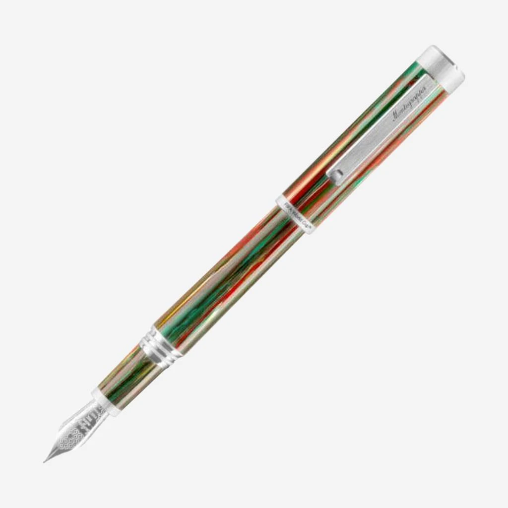 商品Montegrappa|Montegrappa FIFA Classics Mexico Red & Green Resin Fountain Pen (M) ISZEF24P_M,价格¥4846,第1张图片