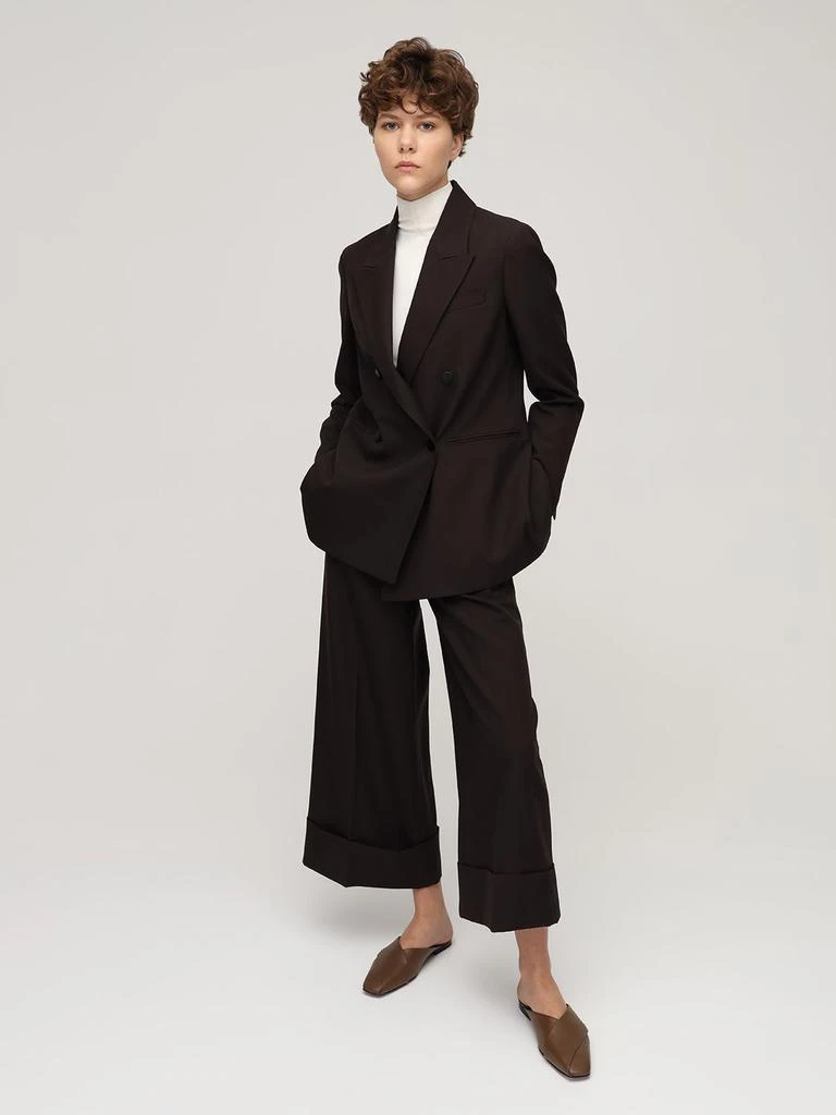 商品CASASOLA|High Waist Wool Wide Leg Pants,价格¥2663,第1张图片详细描述