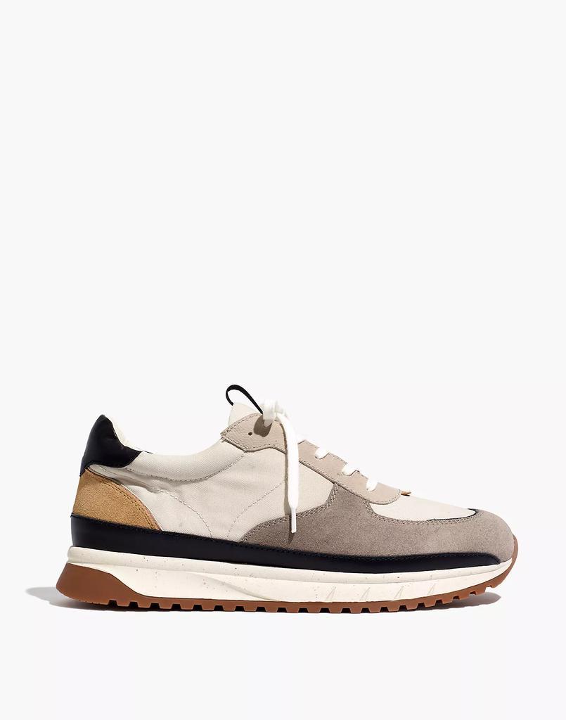 商品Madewell|Kickoff Trainer Sneakers in (Re)sourced Canvas and Suede,价格¥717,第3张图片详细描述