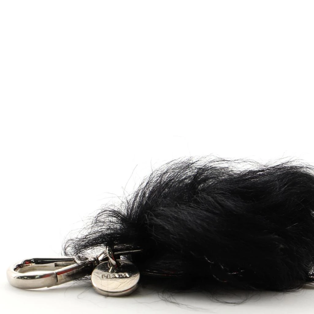 商品[二手商品] Prada|Prada Fur Face Bag Charm Fur Black,价格¥2321,第4张图片详细描述