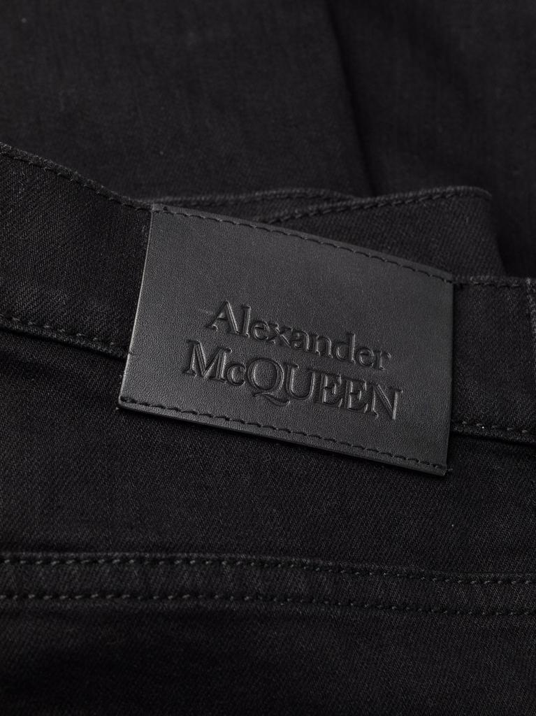 ALEXANDER MCQUEEN Cotton denim jeans商品第5张图片规格展示